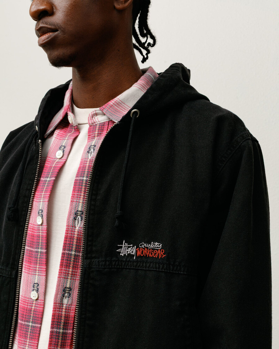 insulated work jacket canvas