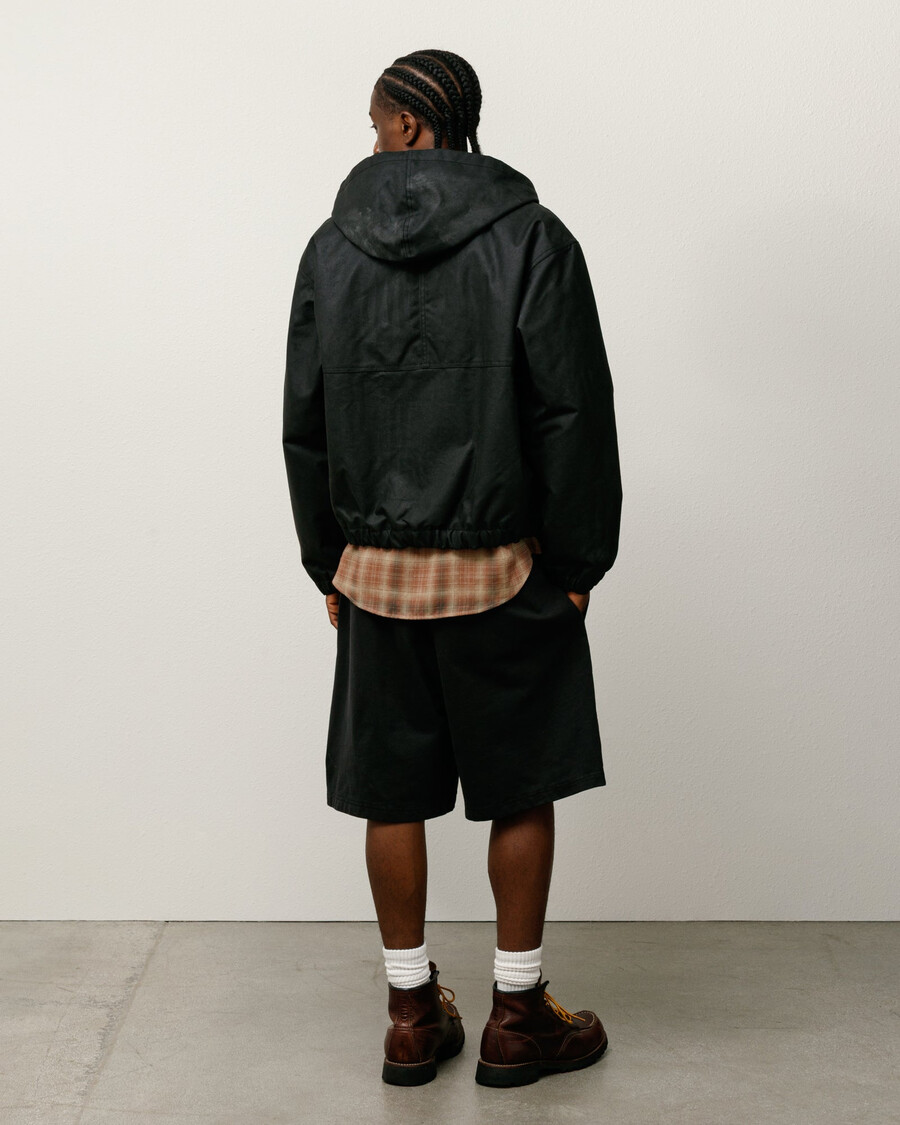 waxed cotton work jacket