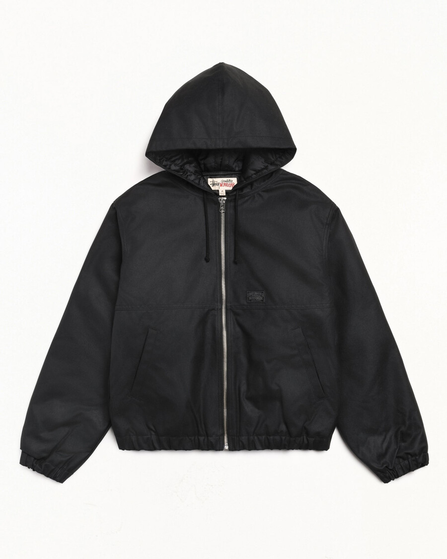 waxed cotton work jacket