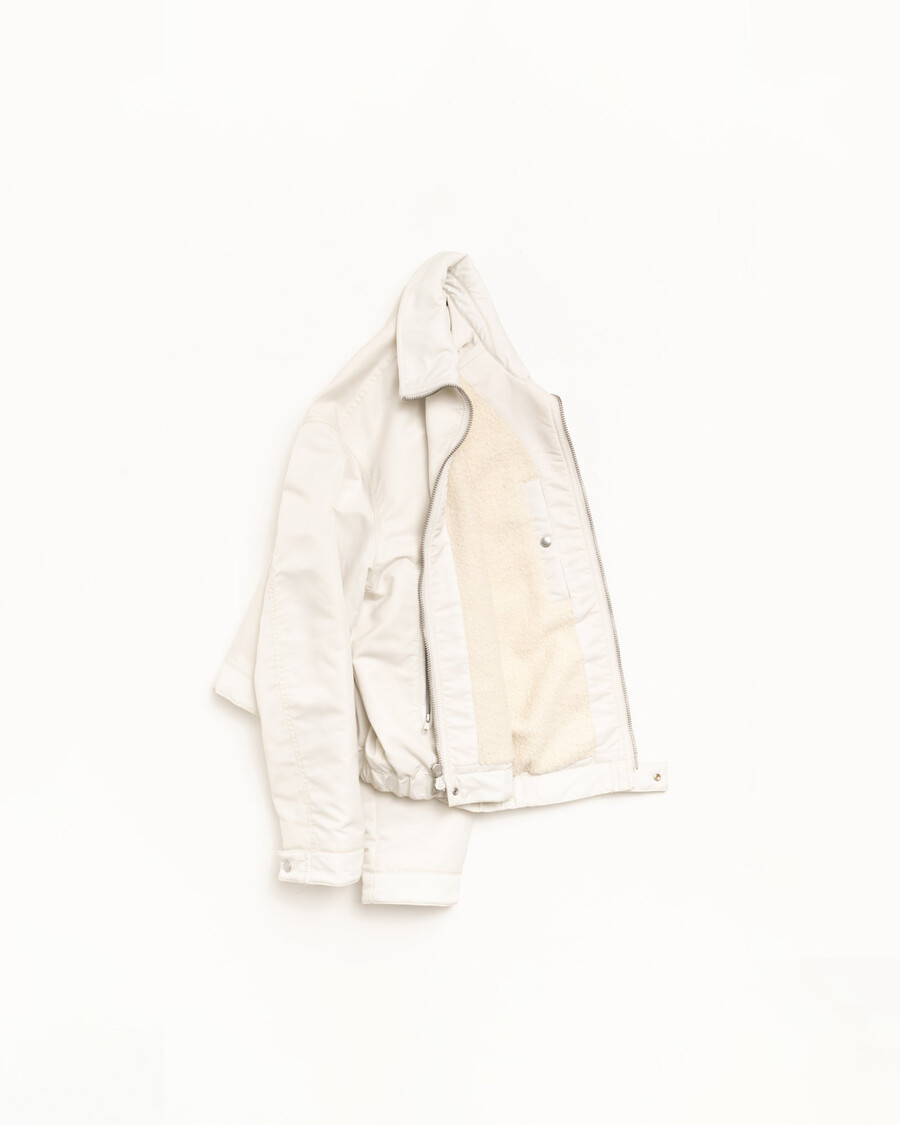 pile lined zip jacket