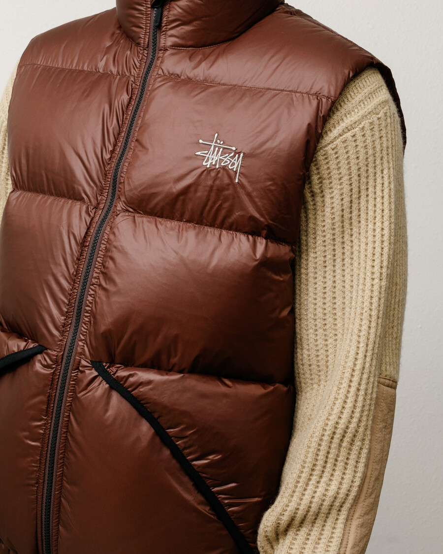 micro ripstop down vest