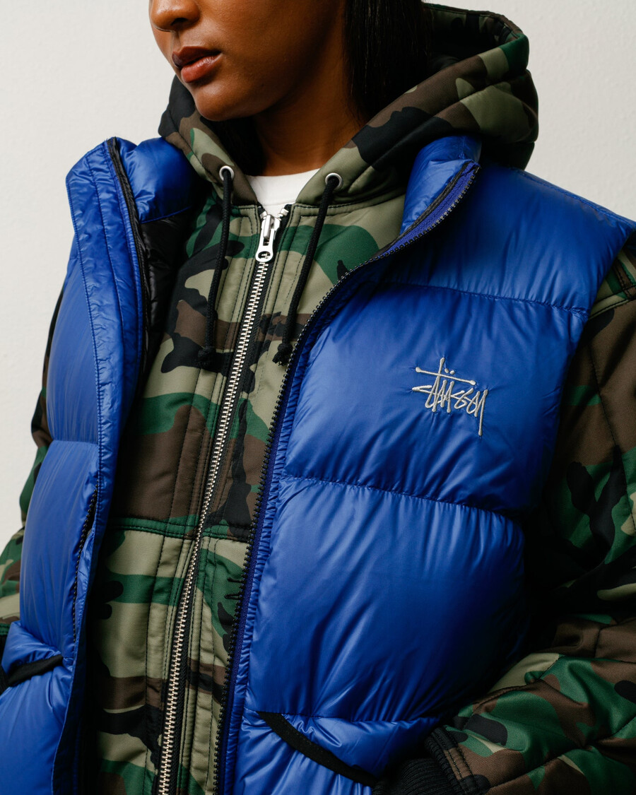 micro ripstop down vest