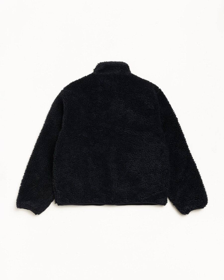 sherpa reversible jacket in black